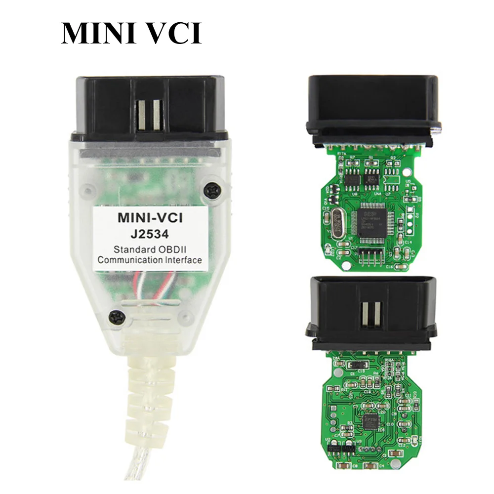 Автомобильный диагностический инструмент VCI для TOYOTA TIS Techstream V17.20.013 mini vci FTDI J2534 OBD