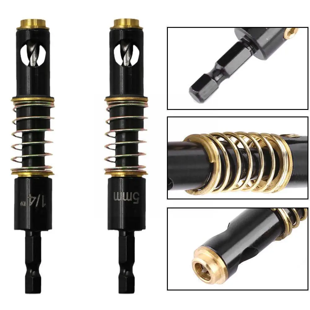 

1/4 сверло с шестигранным хвостовиком для шарнира, Самоцентрирующиеся инструменты для деревообработки, петля, перфоратор для отверстий, све...