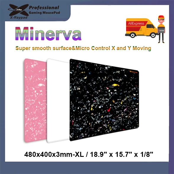 

480x400x3mm-XL / 18.9" x 15.7" x 1/8" X-raypad Minerva Gaming Mouse Pads