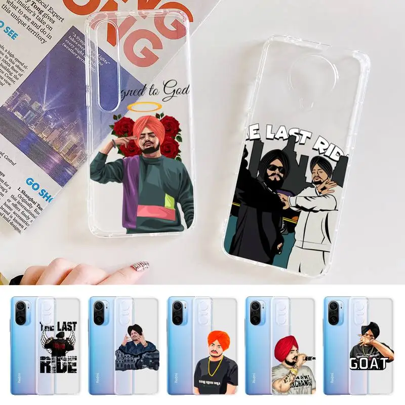 

FHNBLJ Sidhu moose wala Phone Case for Samsung S20 S10 lite S21 plus for Redmi Note8 9pro for Huawei P20 Clear Case