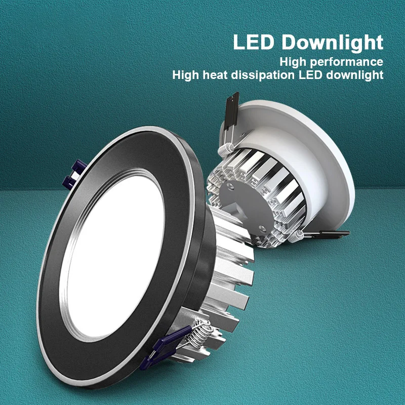 

Led Downlight Lamp 5W Fog Waterdicht Plafondlamp Verzonken Spot Light Home Woonkamer Slaapkamer Badkamer Spotlight Verlichting