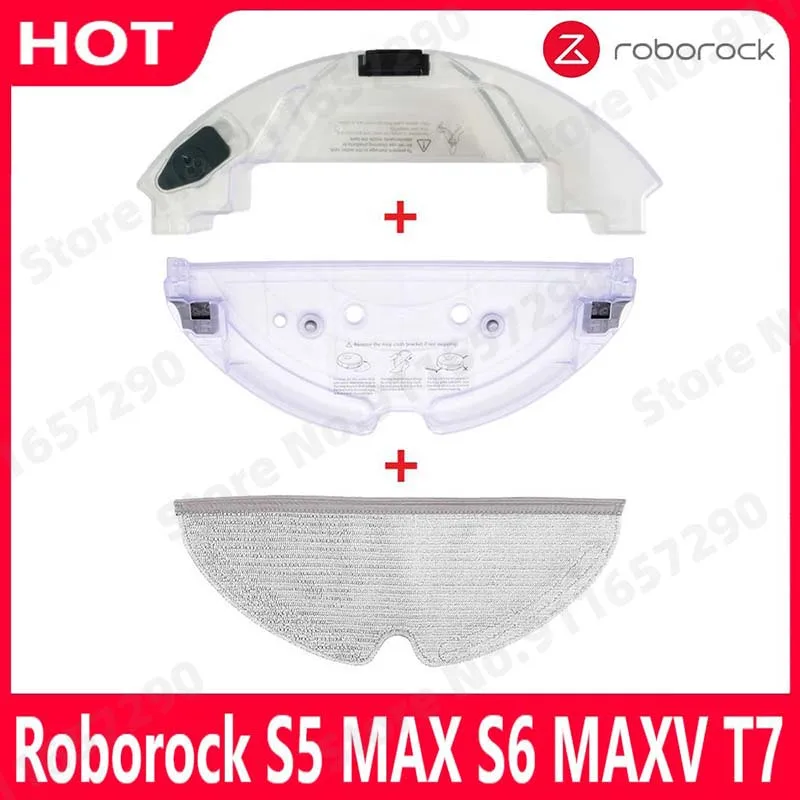 New Roborock S5 MAX S50 MAX S55 MAX S6 MAXV T7 Pro Tray Mops Water Tank Spare Parts Vacuum Cleaner Accessories