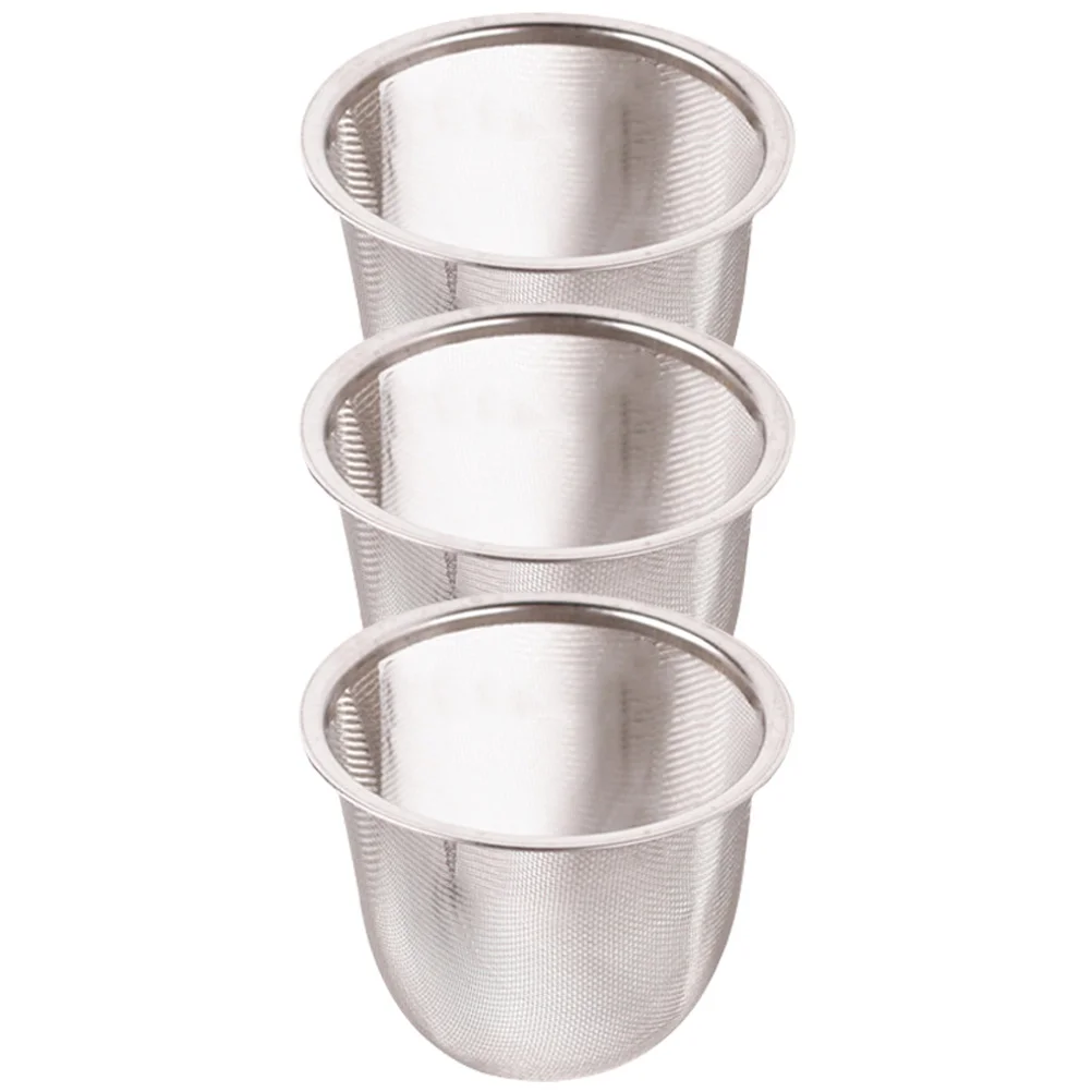 

Tea Strainer Infuser Filters Teapot Stainless Steel Leaf Strainers Diffuser Reusable Metal Loose Filter Insert Coffee Kettle