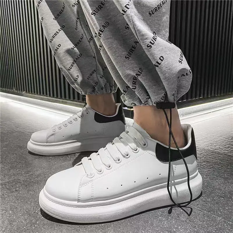 New Big Size Men  Women Platform Sneakers Plus Size Spring Casual Vulcanized Shoes Ladies Thick Bottom Skate Shoes Woman