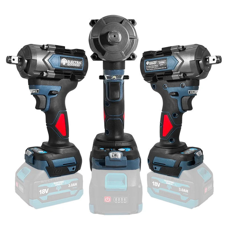 Электрический бесщеточный ударный гайковерт Goddess крутящий момент 600NM