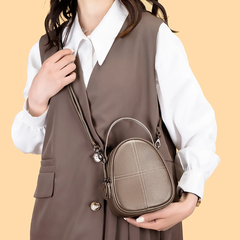 

Leather Cowhide Bag Fashion Messenger Genuine Handbags Women Casual Women's For Crossbody Small Bag Women Bags Real Bag Shoulder