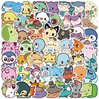 1050100 q version cute pokemon pok%c3%a9mon pokemon cartoon waterproof laptop suitcase stickers for childrens gift kawaii