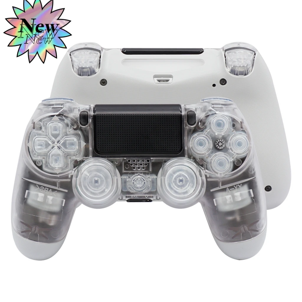 

2022 Newest Colorful LED Transparent Modified Handle for Sony PS4