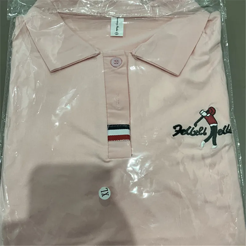 Women Golf Wear T-shirt Korea Brand golf Polo Shirt Elastic Sport Slim Long sleeve Tops Autumn Ladies embroidery Clothing