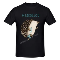 funny hedgejog t shirt short sleeve tshirt graphic streetwear fashion t shirt unisex tee tops