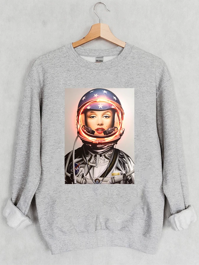 

Fashion Print Long Sleeve Sweatshirt