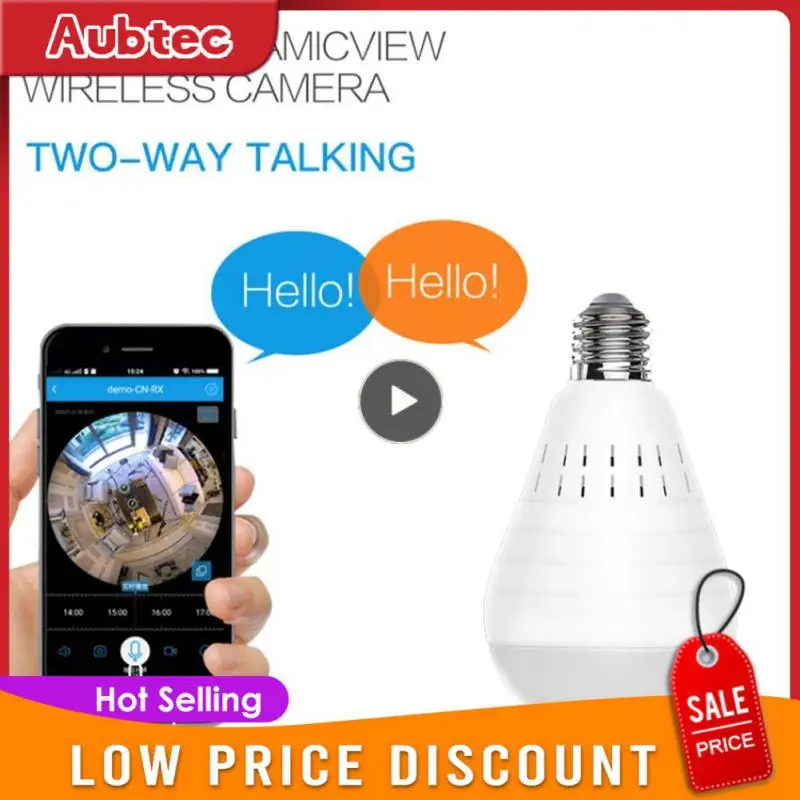 

Ip Camera Baby Monitor Wireless Wifi Surveillance Camera Lighting Remote Monitor Panoramic Cam Camera 960p Cam Wifi Bulb Camera