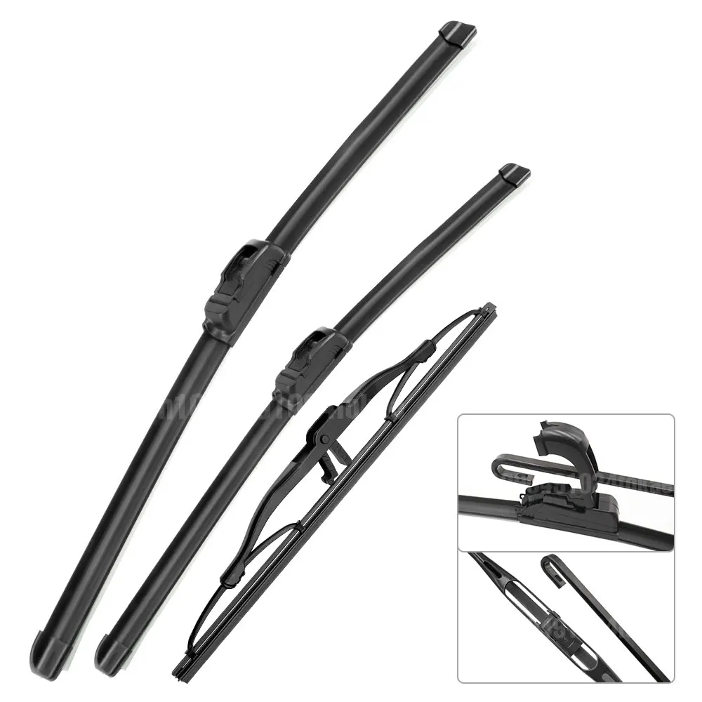 

Для Toyota Prado J90 1996-2002 1997 1998 1999 стеклоочиститель передние и задние щетки стеклоочистителя лобовое стекло щетки для окон 19 "+ 18" + 14"