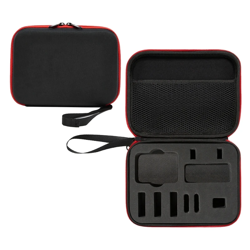 

R91A PU Hard Case for DJI Action 4 Camera Carrying Storage Case for Home Office