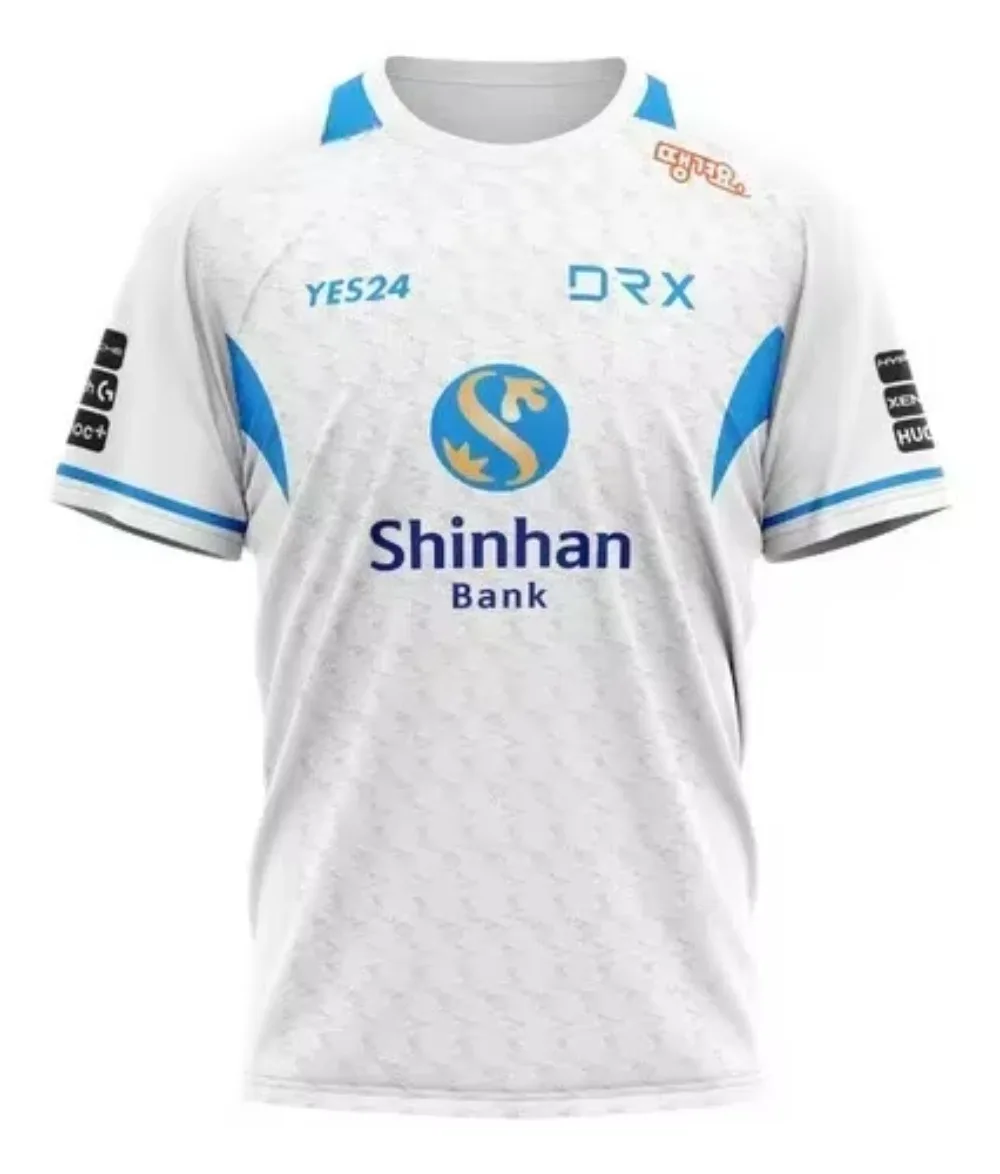 Футболка DRX Worlds Player Jersey с 3D-принтом и настраиваемым идентификатором