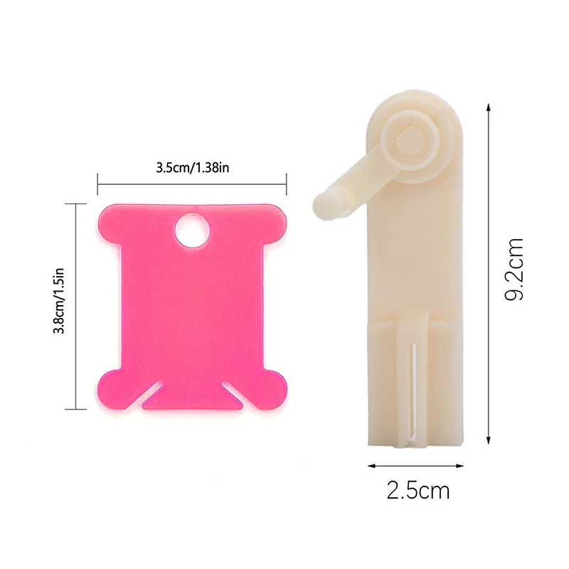 50 шт. набор пластиковых шпульки для нити органайзер вышивки намотка ремесло