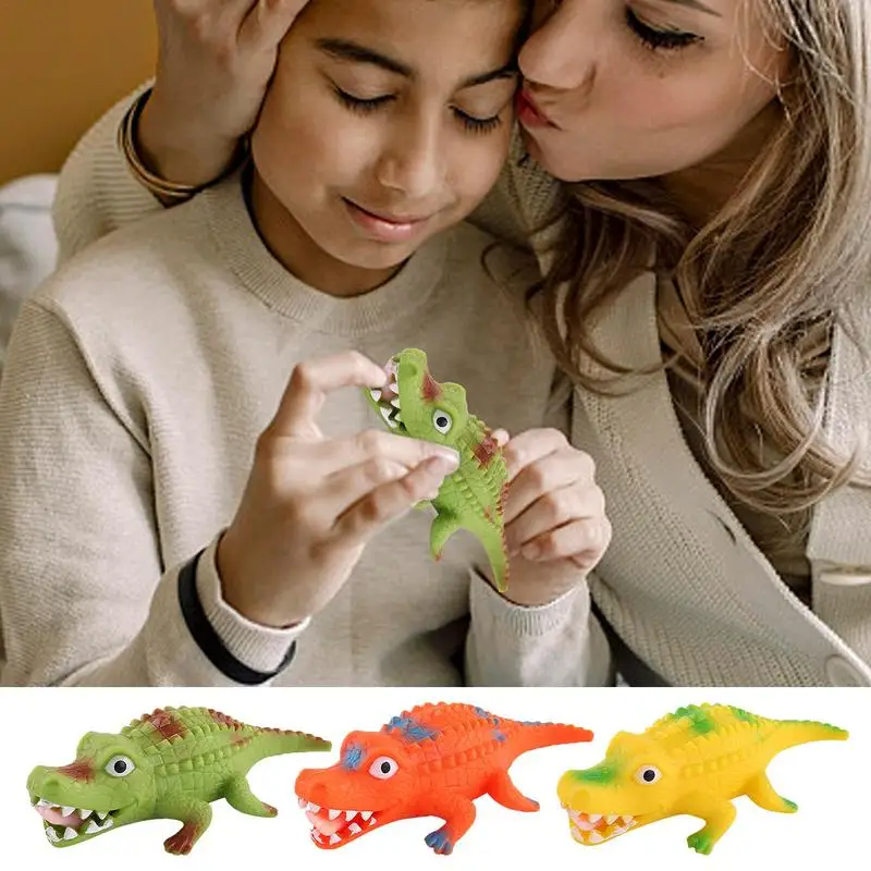 

Crocodile Stretchy Toys Soft Crocodile Fidget Rebound Sensory Toy Funny Christmas Gift Cute Pinch Toy Singular Squeeze Toys
