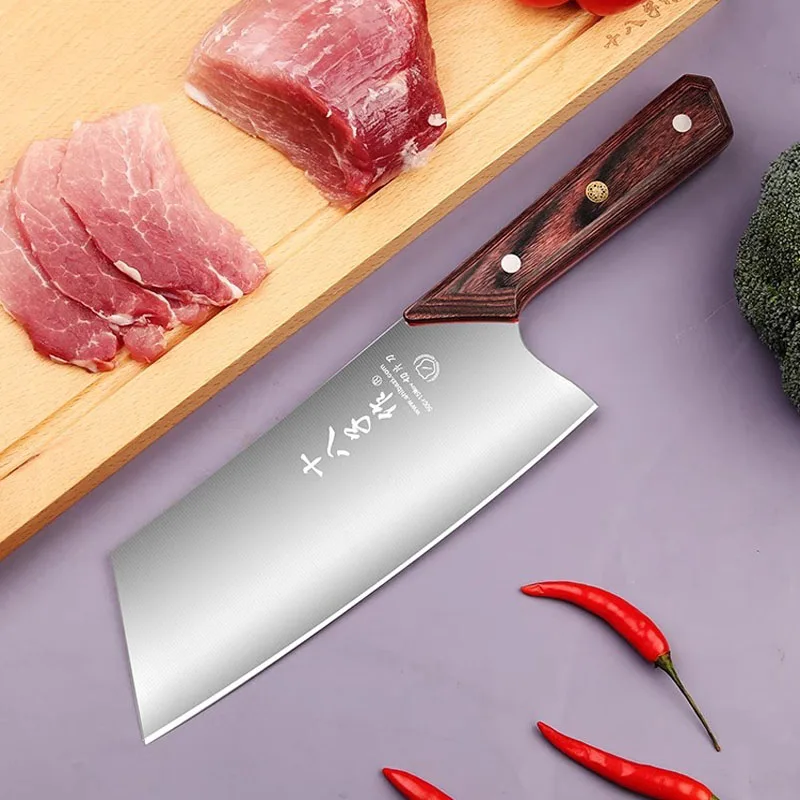 SHIBAZI профессиональный китайский нож из нержавеющей стали ножи мясника для