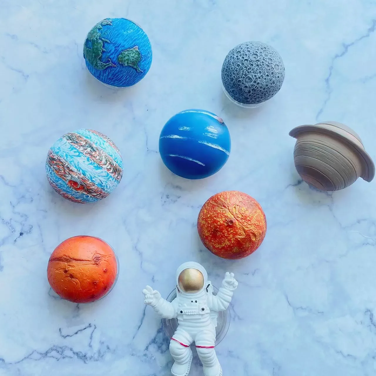 

Universe Planet Grip Tok Smart Phone Holder Astronaut Earth Moon Venus Neptune Jupiter Saturn For iPhone 13 Griptok Bracket