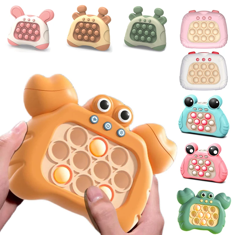 

Press It Game Fidget Toys Children Pinch Sensory Quick Push Handle Game Squeeze Relieve Stress Decompress Montessori Toy for Kid