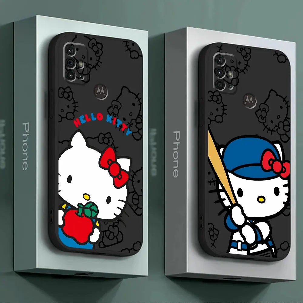 Милый чехол для телефона Hello K-Kitty Sanrio Moto G30 G31 G50 4G 5G G51 G60 G60S G71 G22 G32 G52 G72 G53 G73