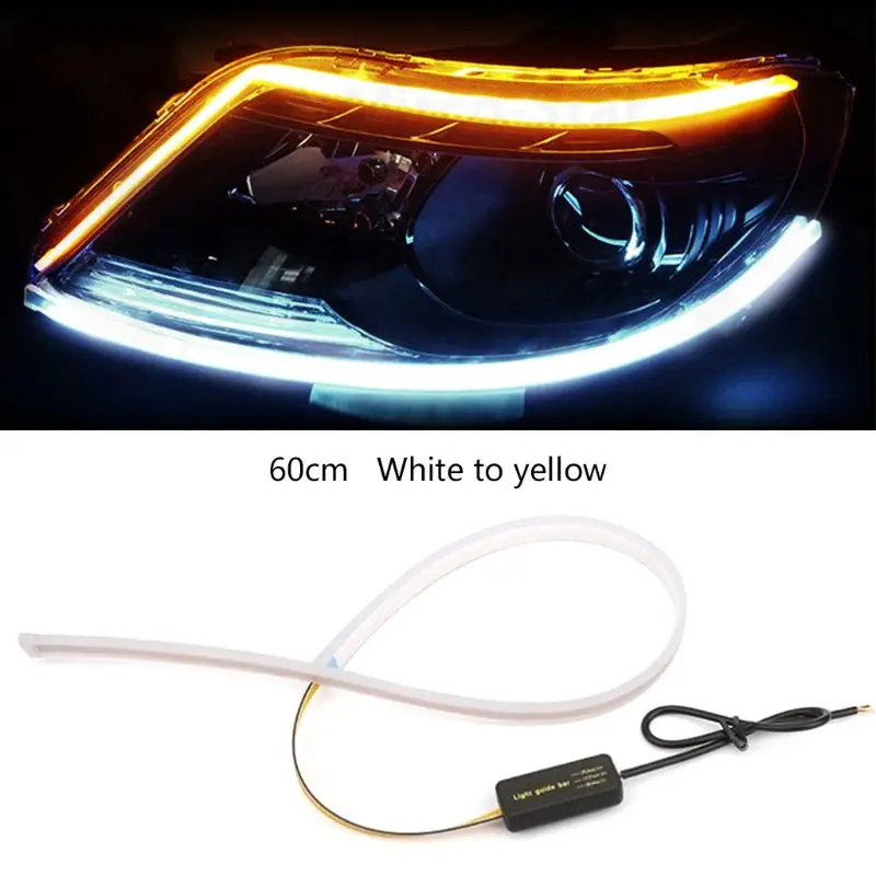 

Car Headlight LED Strips Exterior Car LED Strip Lights Flexible Waterproof LED Daytime Running Light Strip