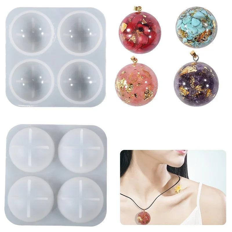 Полукруглая силиконовая форма резиновая смола патч с драгоценным камнем времени