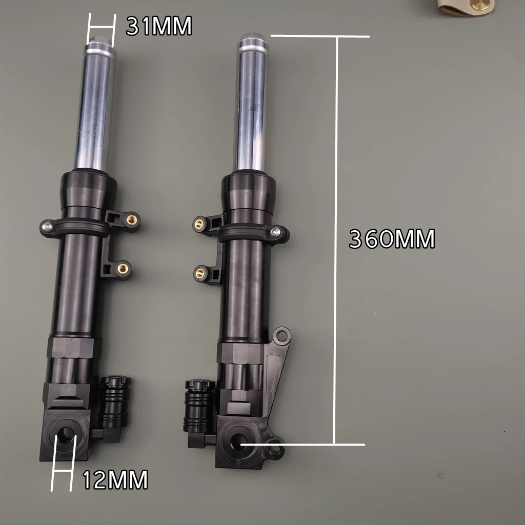 31 мм CNC передняя вилка амортизатор с тормозом в сборе для Ice Bear Maddog chakkus Hunter GY6