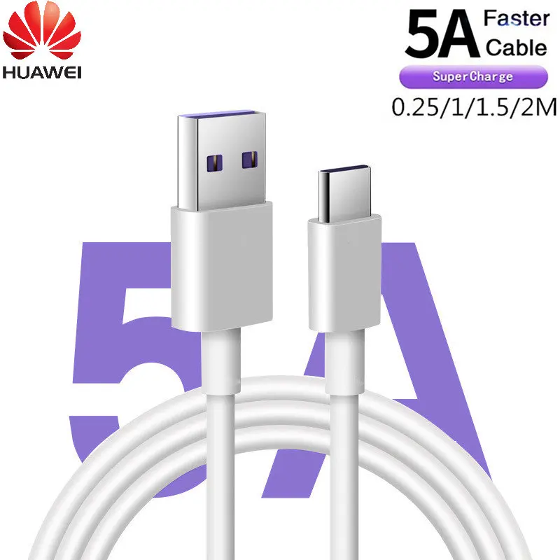 

Huawei 5A USB C Cable 40W Fast Charging for Samsung Xiaomi Mobile Phone Type C Cables Wire Micro USB Data Transmission Cord