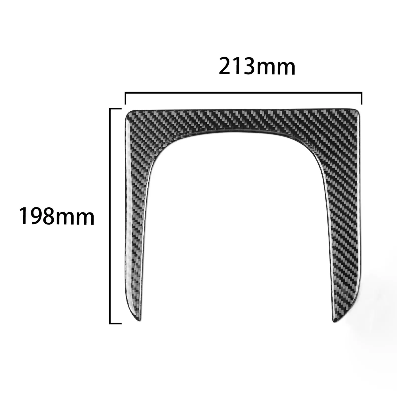

Gear Surround Cover Durable 213x198mm Easy to Install Gear Panel Decoration Cover Trims Sticker for Honda S2000