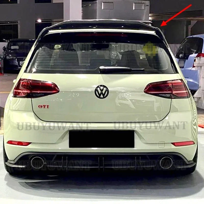 Спойлер на заднее крыло автомобиля из углеродного волокна для Volkswagen GOLF7 MK7 GTI или R