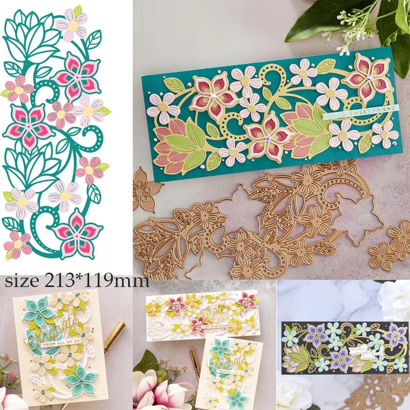 

Metal cutting dies kaleidoscope floral slimline die cut mold card Scrapbook paper craft knife mould blade punch