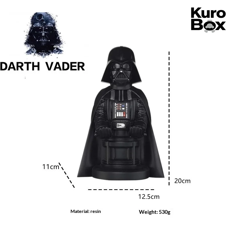 Фото Подставка-держатель для геймпадов Darth Vader для PS5, PS4, Xbox, подставка для геймпадов, настольный органайзер, декор для геймеров, модель аниме-фигурки №1