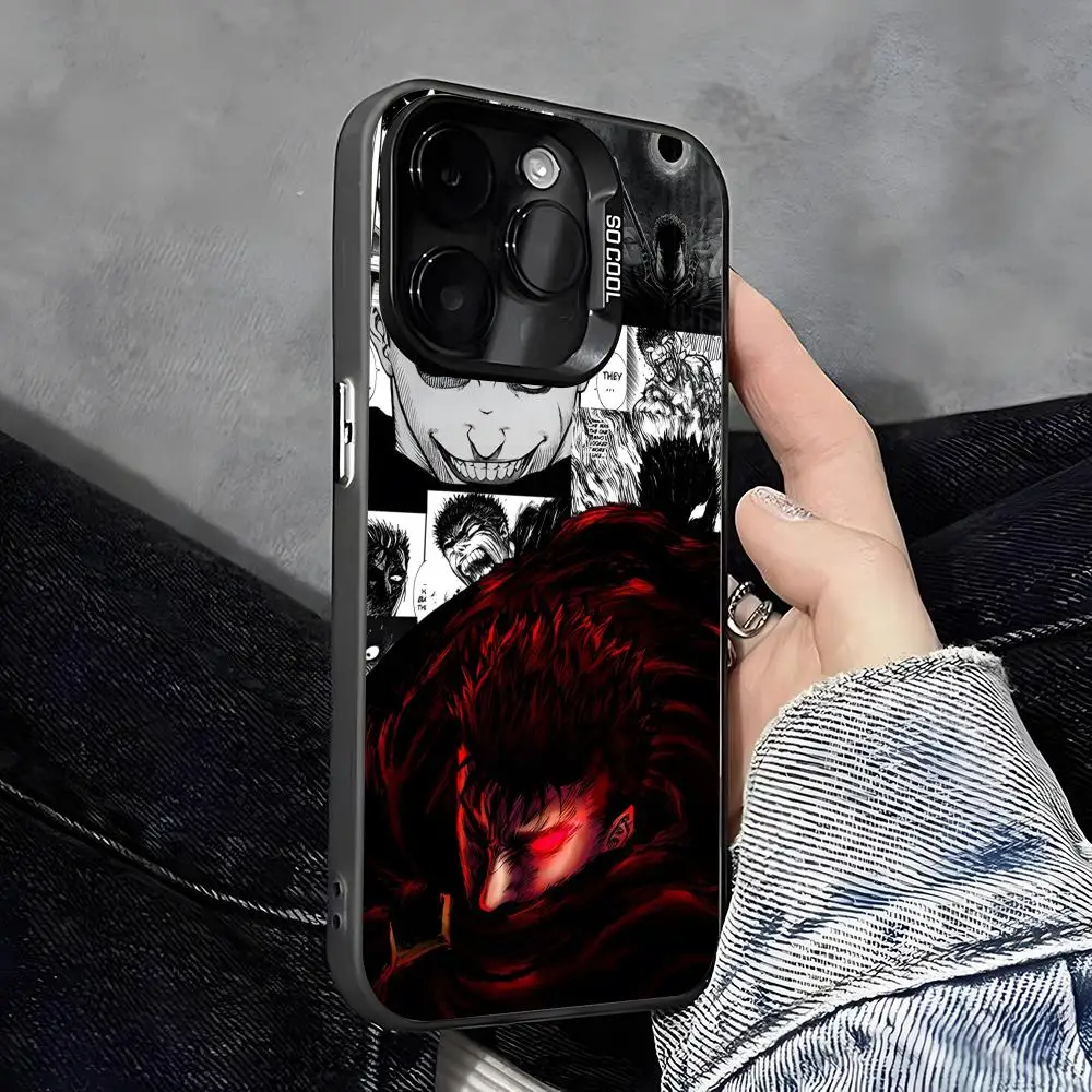 Чехол для телефона G-Guts B-Berserks Anime для iPhone 17 Pro Max 16 Pro Max 15 14 13 11 12 Mini Xs X Xr 7 8 Plus Se, серебристый цвет. (art.: 3920dd2e2691b) - 3920dd2e2691b