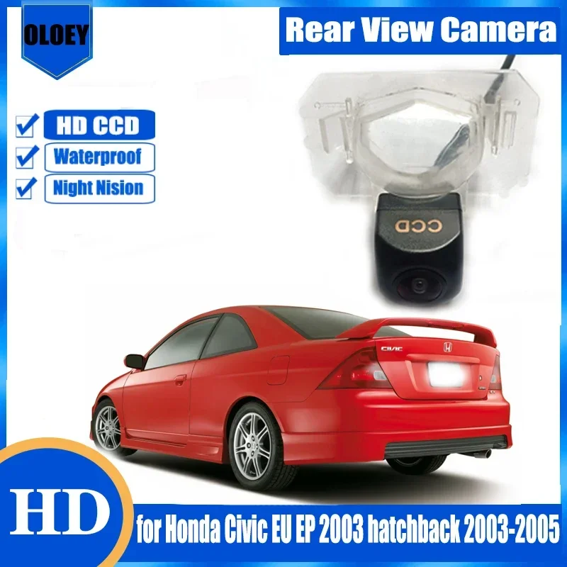 Камера заднего вида для Honda Civic EU EP Hatchback 2003-2005 HD резервная парковочная камера