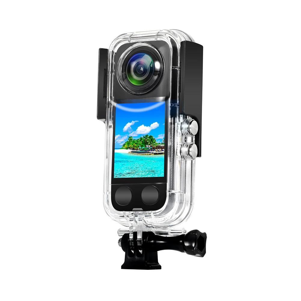 

Portable Camera Waterproof Shell Transparent Protective Lens Cover Case Scratchproof Accessories for Insta360 X3 Camera