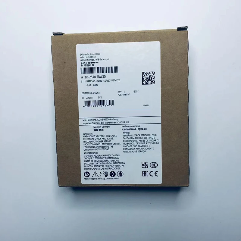 Для Siemens 3RP2540-1BW30 отключение с задержкой без контрольного сигнала диапазон