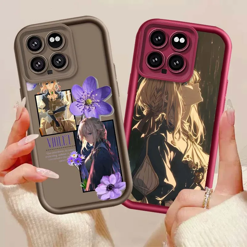 Фото Чехол Violet Evergarden для Xiaomi Mi 17 15 14 13 12 11 12T 13T 14T Pro Max Lite NE 5G Eye Ladder Phone Case №1