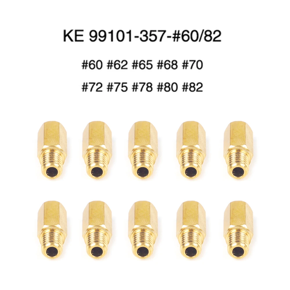 

10 шт./компл. карбюратор мотоцикла M5, основные жиклеты, детали карбюратора для Keihin OKO/KOSO/PWK/BD/CRS/FCR/FCR-MAX/PD/PE/PJ/PWM,KE 99101-357