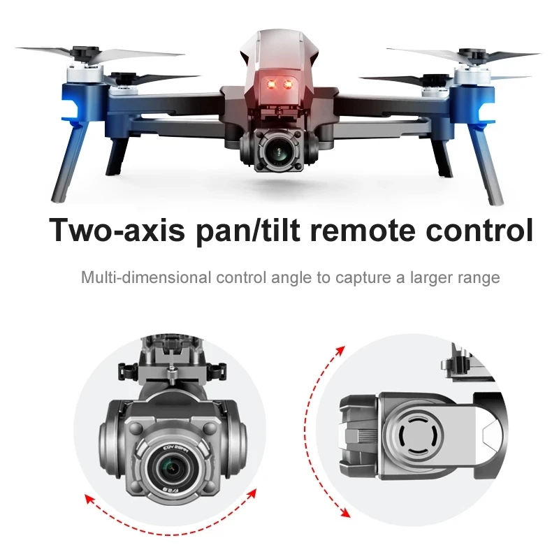 Ceny Profesjonalne Drony GPS 5G WiFi Z 6K 4K 2-osiowa Kamera Kardanowa RC Odległość 2KM Bezszczotkowy Samostabilizacja Quadcopter FPV Dron