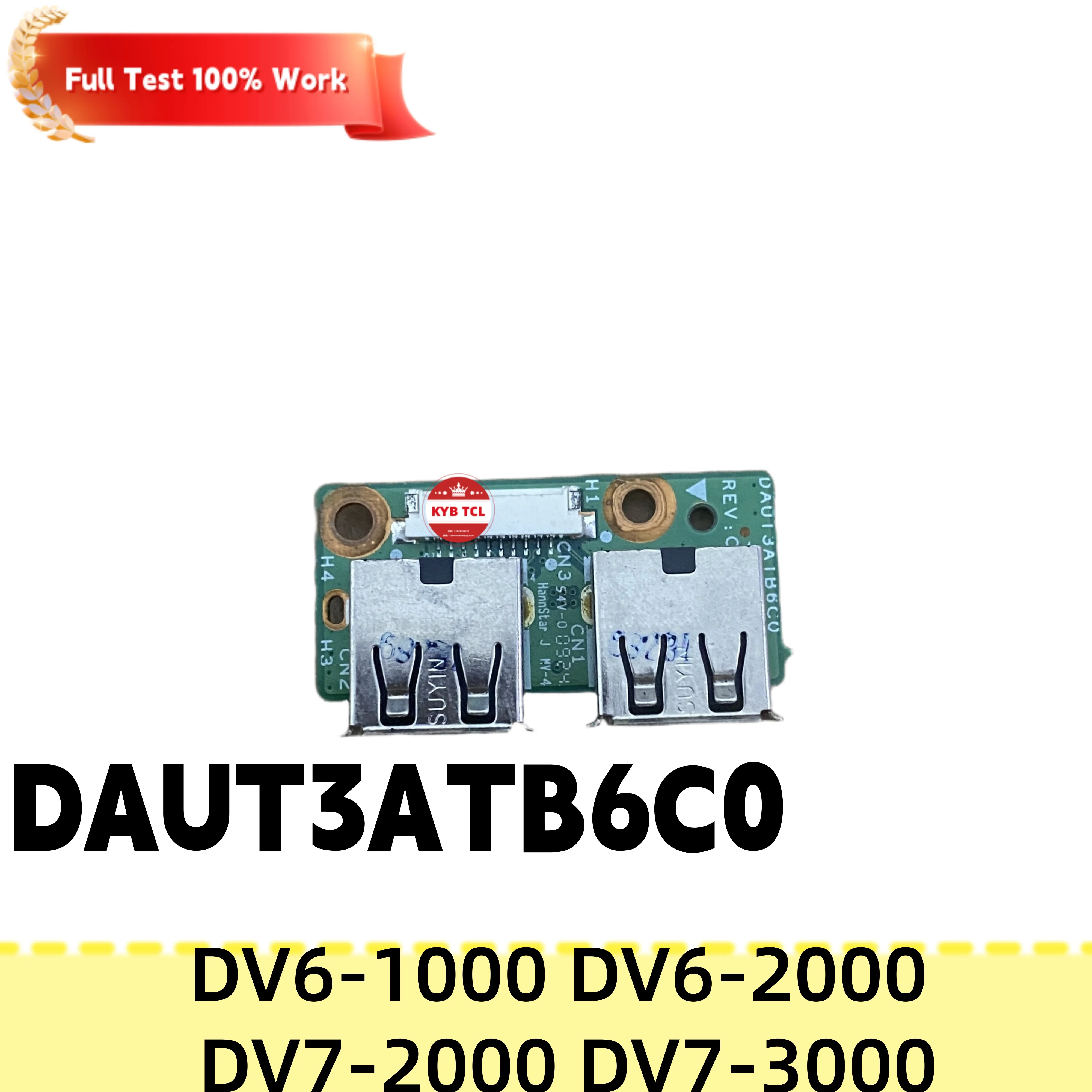 DAUT3APB6C0 DAUT3ACD6C0 DAUT3ATB6C0 DAUT3AAB6C0 Плата оптического привода DVD, USB-плата, плата кнопки питания, аудиоплата для HP Pavilion DV6-1000, DV6-2000, DV7-2000, DV7-3000 (art.: 3920d958ef0ce) - 3920d958ef0ce