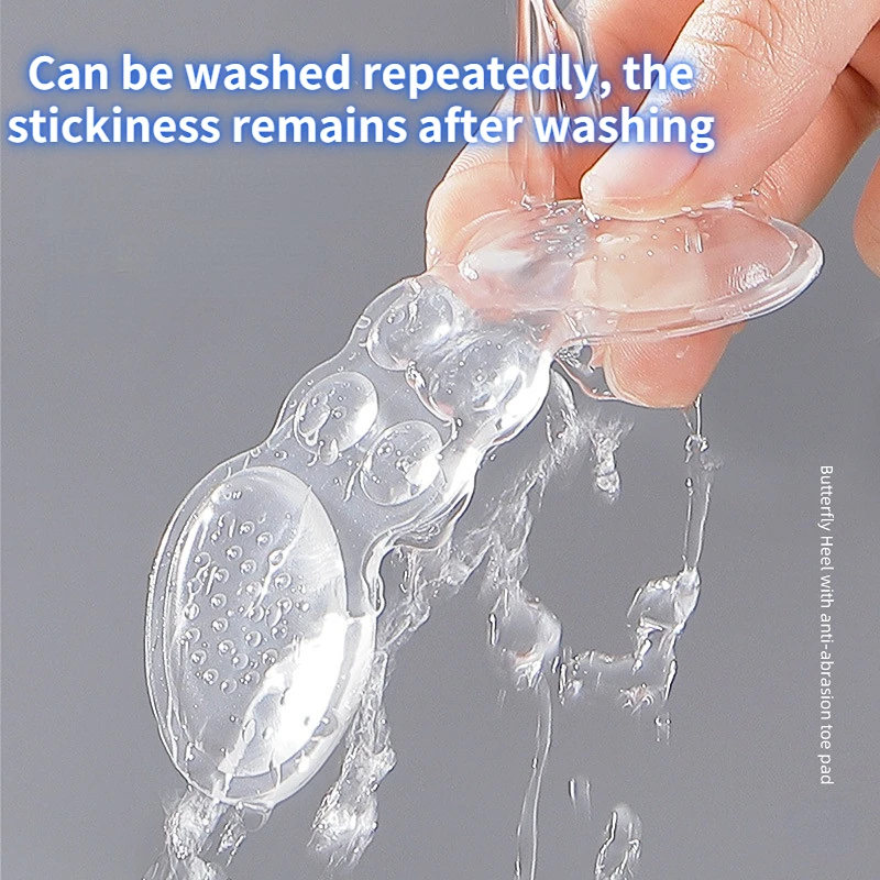 Women Silicone Gel Insoles for Shoes High Heel Transparent Pad Adjust Size  Protector Sticker Pain Relief Foot Care Insert