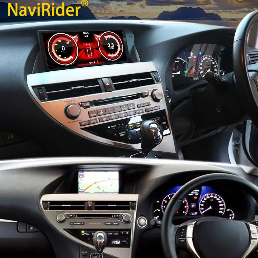 Полный сенсорный экран GPS-навигация для LEXUS RX270 RX350 2009-2015 магнитофон на правом