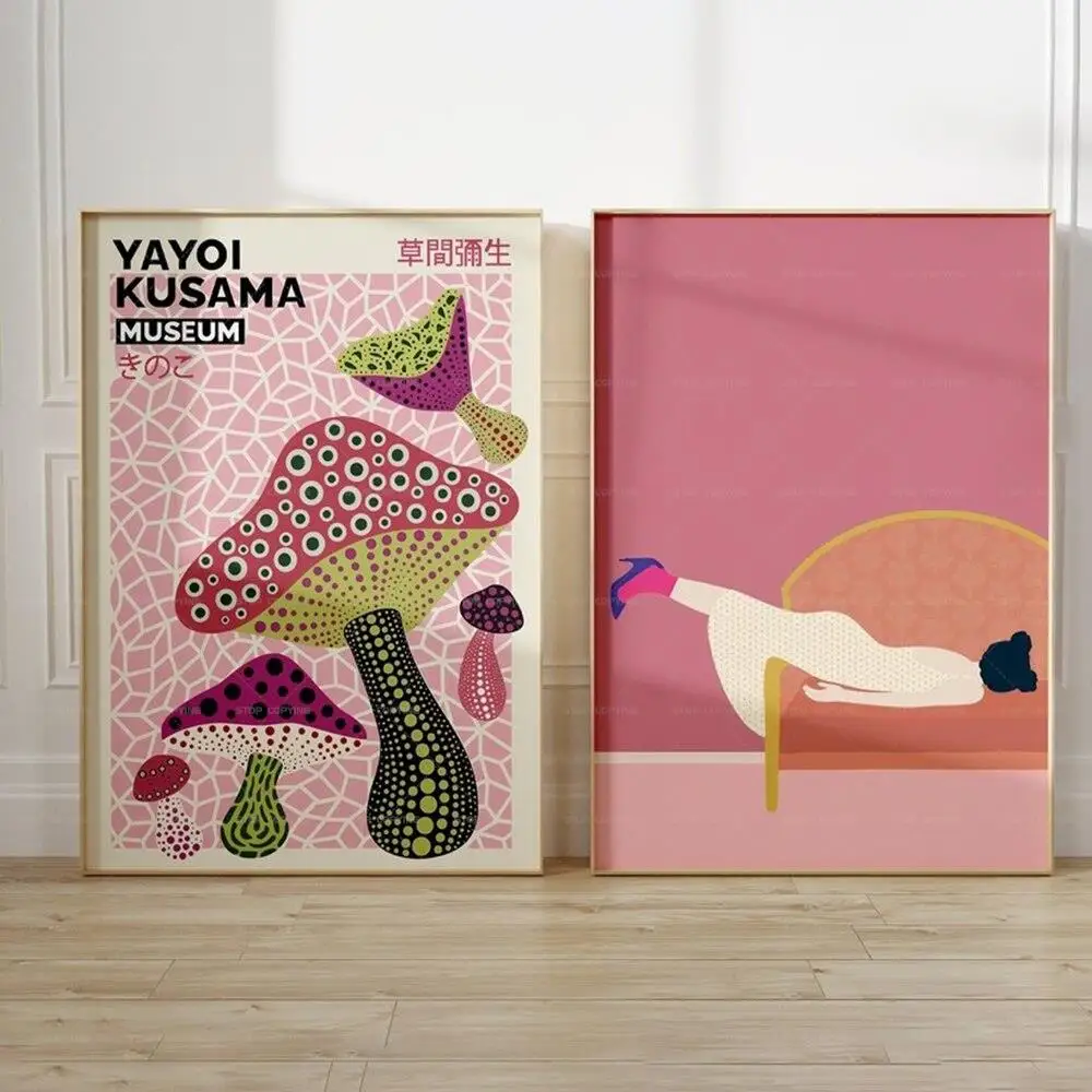 

Декоративные постеры Yayoi Kusama для гостиной