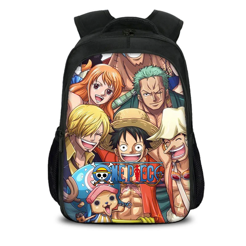 ONE PIECE Monkey D. Luffy, двухслойный рюкзак большой вместимости, школьные сумки для девочек и мальчиков, сумка для книг, дорожный рюкзак (art.: 3920d984e1db5) - 3920d984e1db5