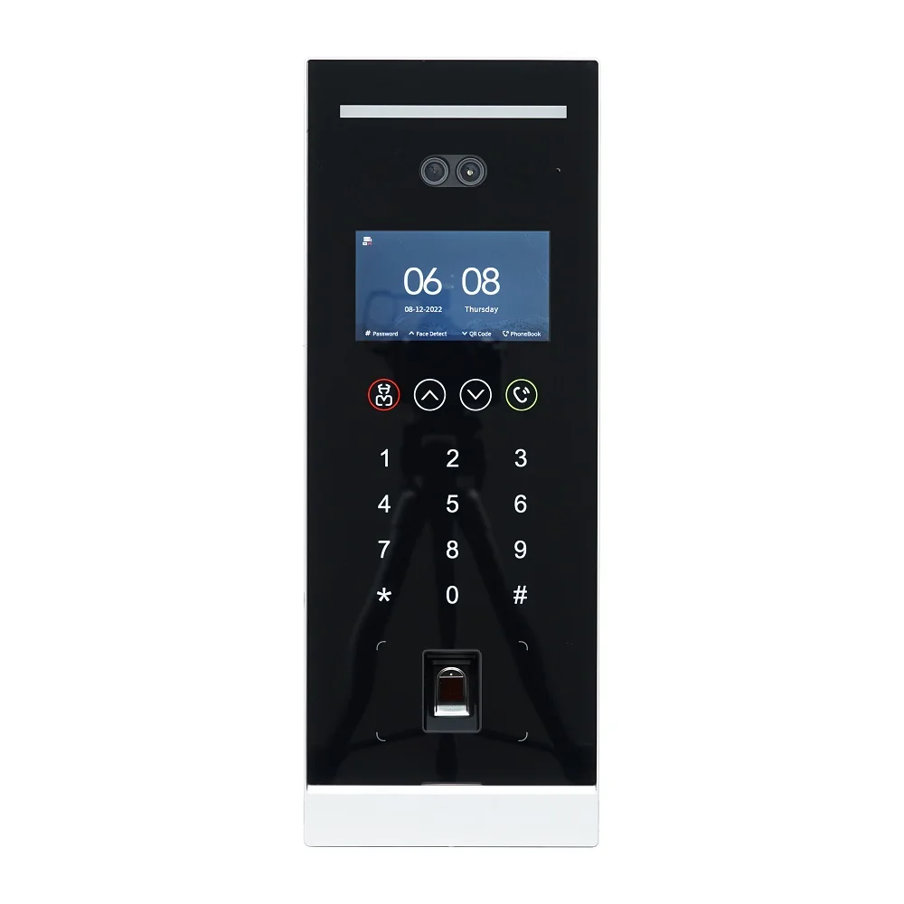 DH Multi-language Apartment IP Video Intercom VTO6541H Digital Face Recognition Outdoor Station,door phone,SIP Doorbell