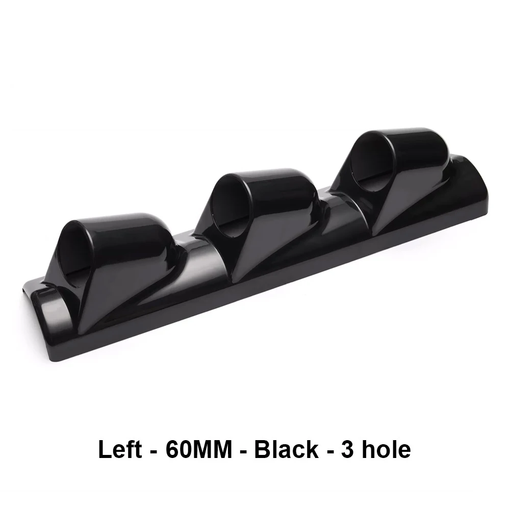 

Черный 52 мм 60 мм Универсальный 1 2 3 отверстия левая/правая рука авто двойные отверстия A-Pillar отверстия Держатель датчика под модифицированный инструмент