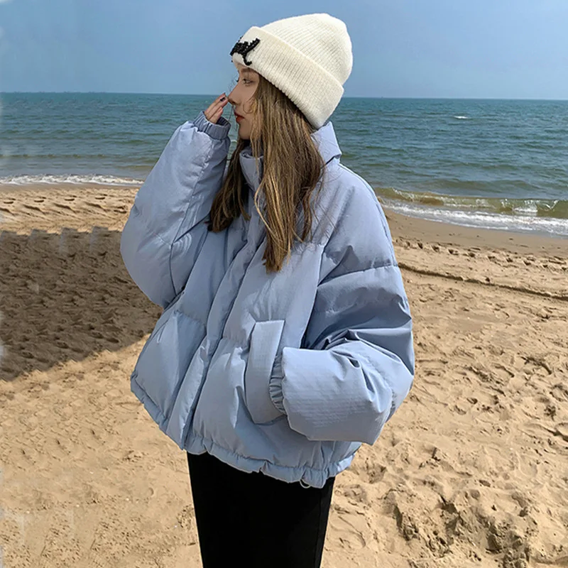 

Puffer Jacket Winter Clothes Women Students Jacket Women's Winter 2022 Thickened Bread Jacket Short Cotton Jacket Women Coat