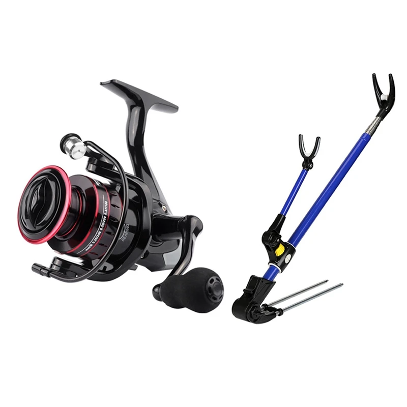 

Прочный и твердый держатель для удочки, Портативный Телескопический держатель для удочки с катушками для спиннинга