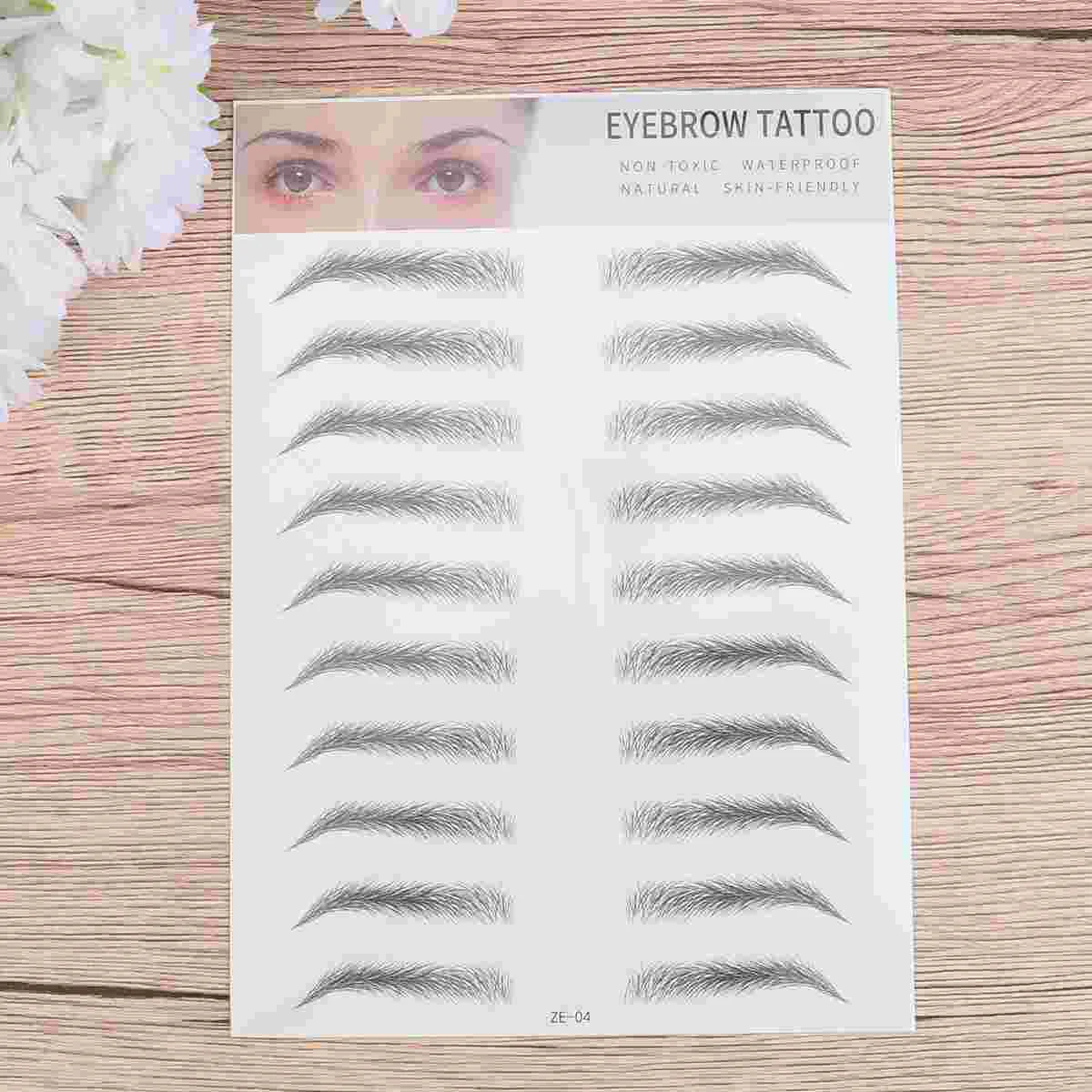 

Eyebrow Transfer Stickers Toolsticker Makeup Water Shaping Grooming Imitation Brow Eyebrows Shaper False Bionic Natural Stick4D